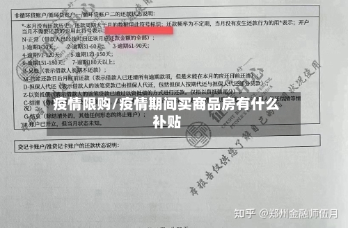 疫情限购/疫情期间买商品房有什么补贴